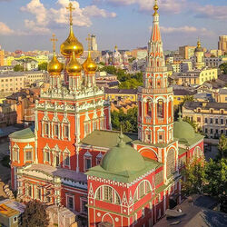 Пазл: Храм Воскресения Христова в Кадашах 