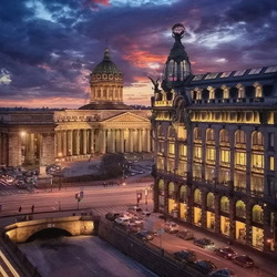 Пазл: Ночь над Санкт-Петербургом 