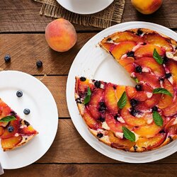 Пазл: Персиковый пирог