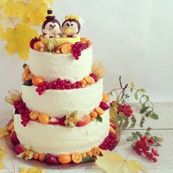 Пазл: Осенний торт