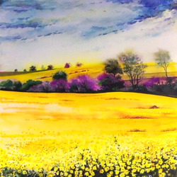 Пазл: Желтое поле