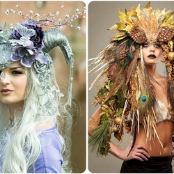 Пазл: Сказочные головные уборы