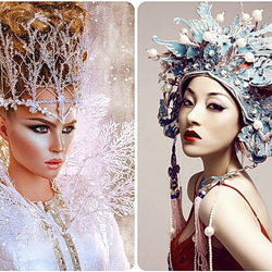 Пазл: Сказочные головные уборы