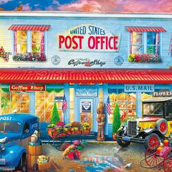 Пазл: Почта и магазин