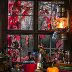 Пазл: Туманное осеннее утро