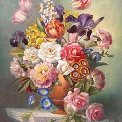 Пазл: Цветочный букет