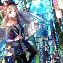 Пазл: Крылатый художник