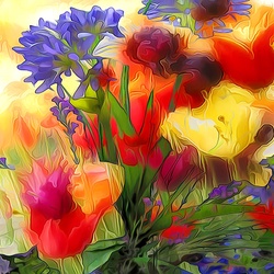 Пазл: Тюльпаны