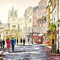Пазл: Парижские улочки