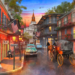 Пазл: Бурбон-Стрит