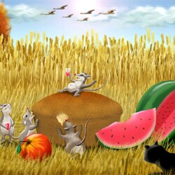 Пазл: Мышиный рай