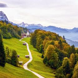 Пазл: Баварские Альпы