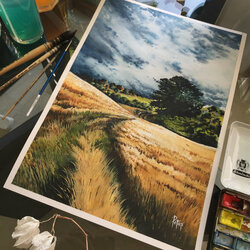 Пазл: Дорога в поле