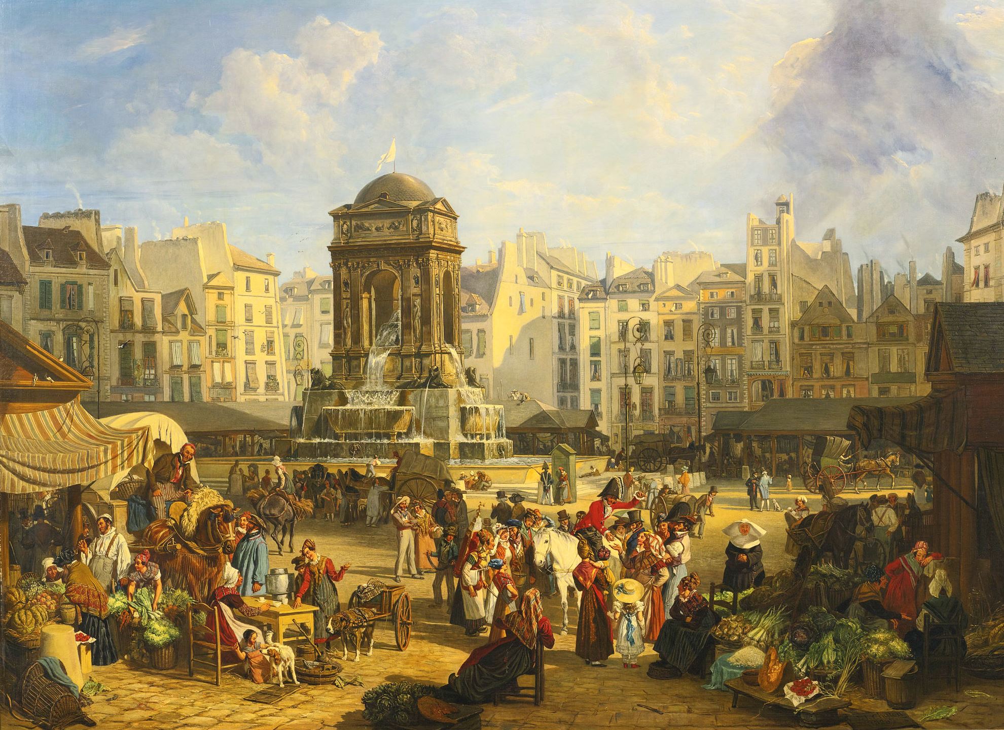 Париж 18 века картинки
