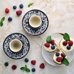 Пазл: Кофе и пирожные