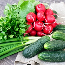 Пазл: Свежие овощи