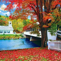 Пазл: Мост в церковь