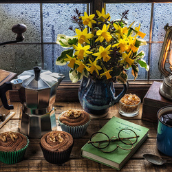 Пазл: Желтый букет