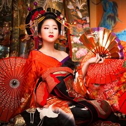 Пазл: Гейша