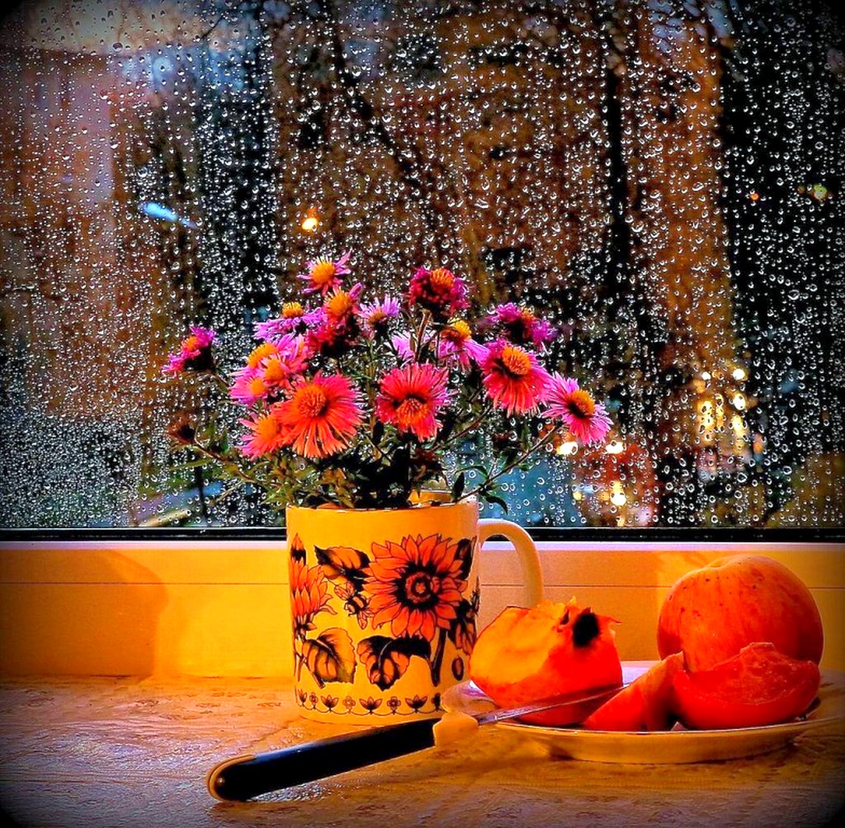 осень дождь картинки красивые доброе утро