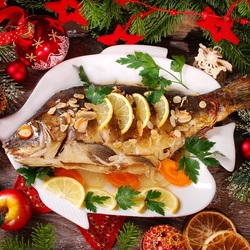 Пазл: Запечённый карп