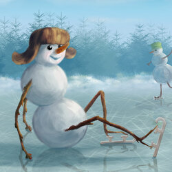 Пазл: На катке