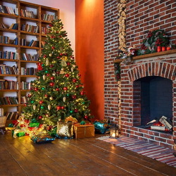 Пазл: Новогодний интерьер