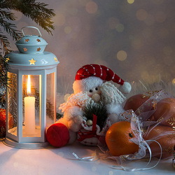 Пазл: Новогодние игрушки