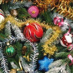 Пазл: Ёлочные игрушки