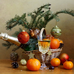 Пазл: Новогодний натюрморт