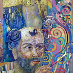 Пазл: Портрет Густава Климта 