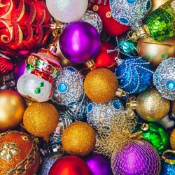 Пазл: Ёлочные игрушки