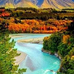 Пазл: Бирюзовая река