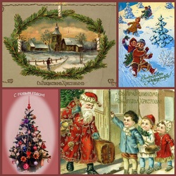 Пазл: Старинные открытки