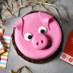 Пазл: Торт Свинка