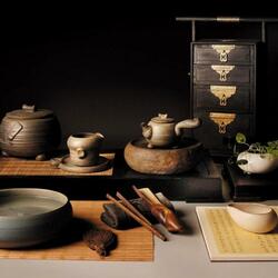 Пазл: Все для чайной церемонии