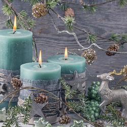 Пазл: Рождественские свечи