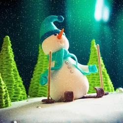 Пазл: Снеговик