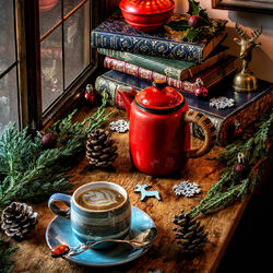 Пазл: Зимний вечер