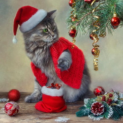 Пазл: Масяня встречает Новый Год