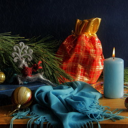 Пазл: Новогодний натюрморт