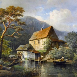 Пазл: Мельница 