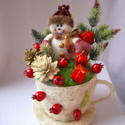 Пазл: Праздник в чашке