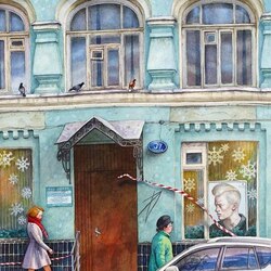 Пазл: Московские зарисовки