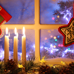 Пазл: Новогоднее окно