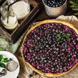 Пазл: Черничный пирог