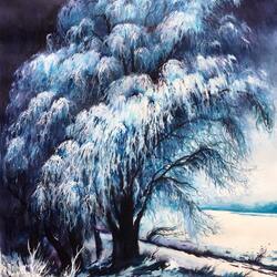 Пазл: Зимнее дерево