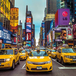 Пазл: Такси Нью-Йорка