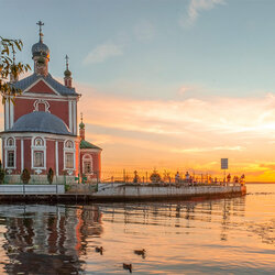 Пазл: Храм на берегу