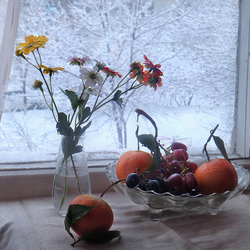 Пазл: Зима за окном